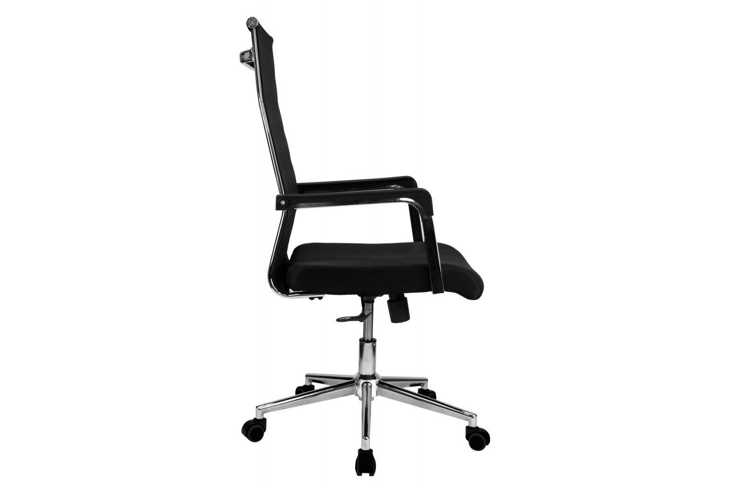 офисное кресло rch 9373 черная экокожа